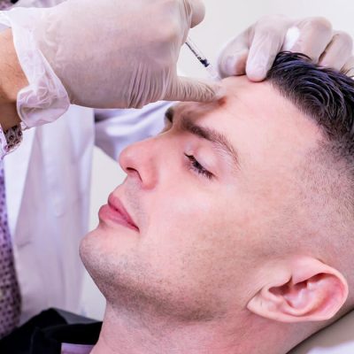 Man gets Botox in Milton to reduce fine lines